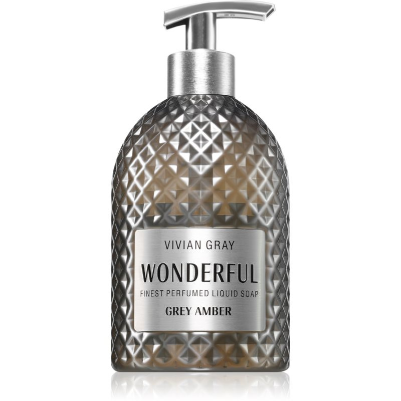 Vivian Gray Wonderful Grey Amber luxusné tekuté mydlo na ruky s parfumáciou 500 ml
