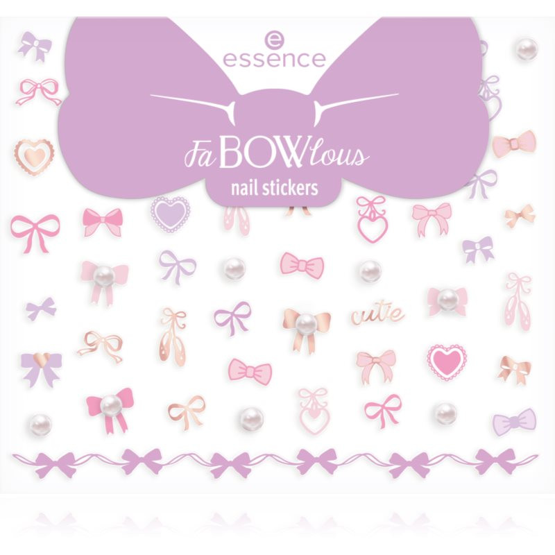 essence FaBOWlous nálepky na nechty 61 ks