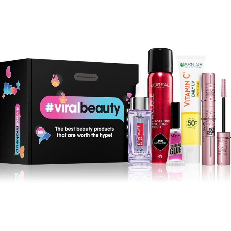 L’Oréal Paris #viralbeauty Box darčeková sada pre ženy