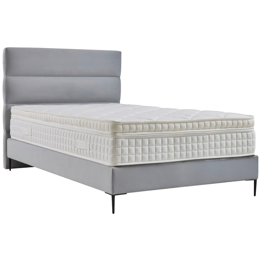 MID.YOU BOXSPRINGOVÁ POSTEĽ, 120/200 cm, svetlosivá