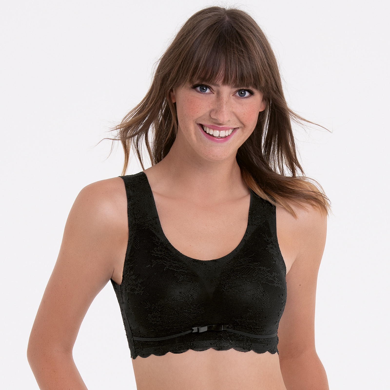 Čipkovaná braletka Essential s penovou výstužou 5400 black - Anita Classix 001 černá XS
