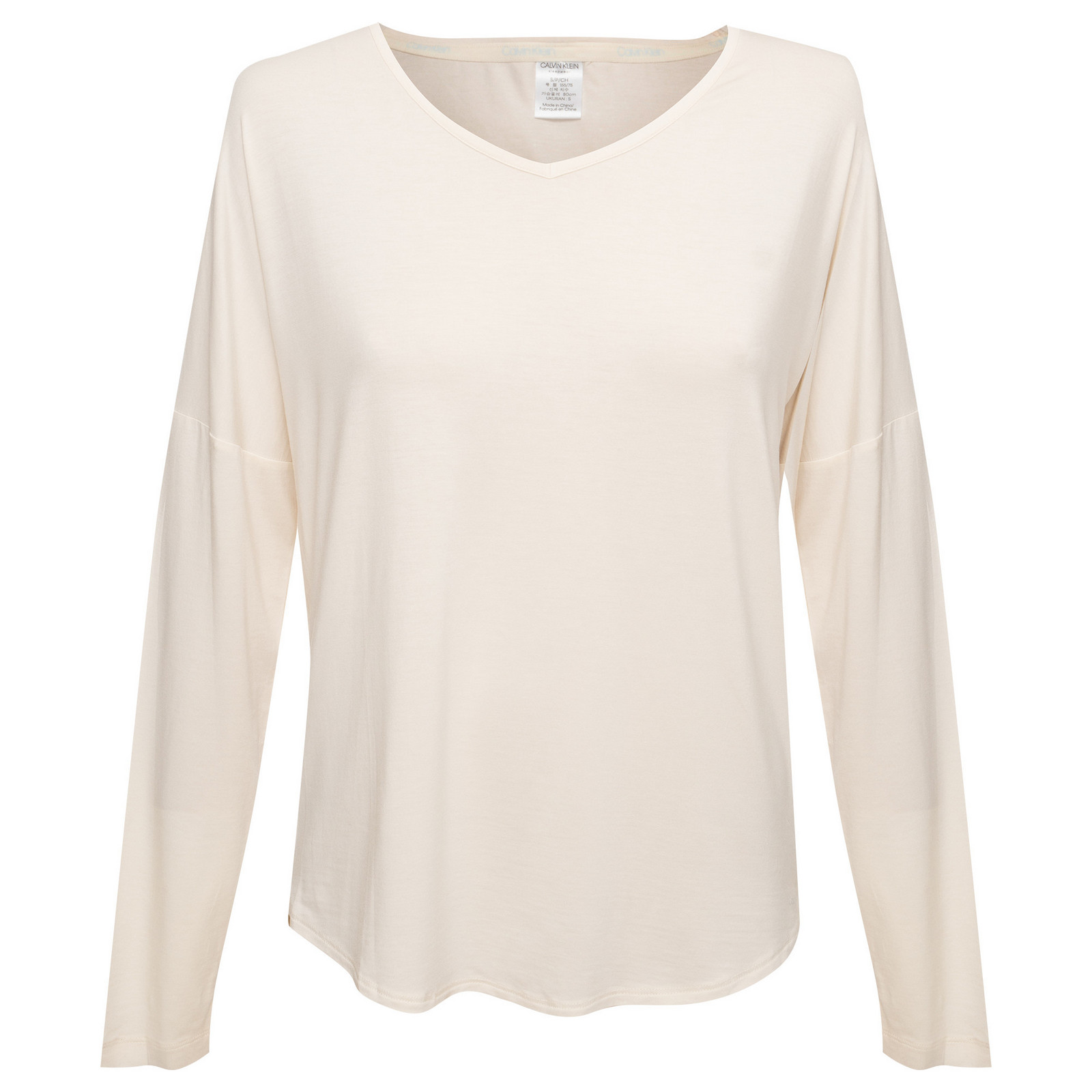 Dámske tričko s dlhým rukávom QS6143E - Calvin Klein L