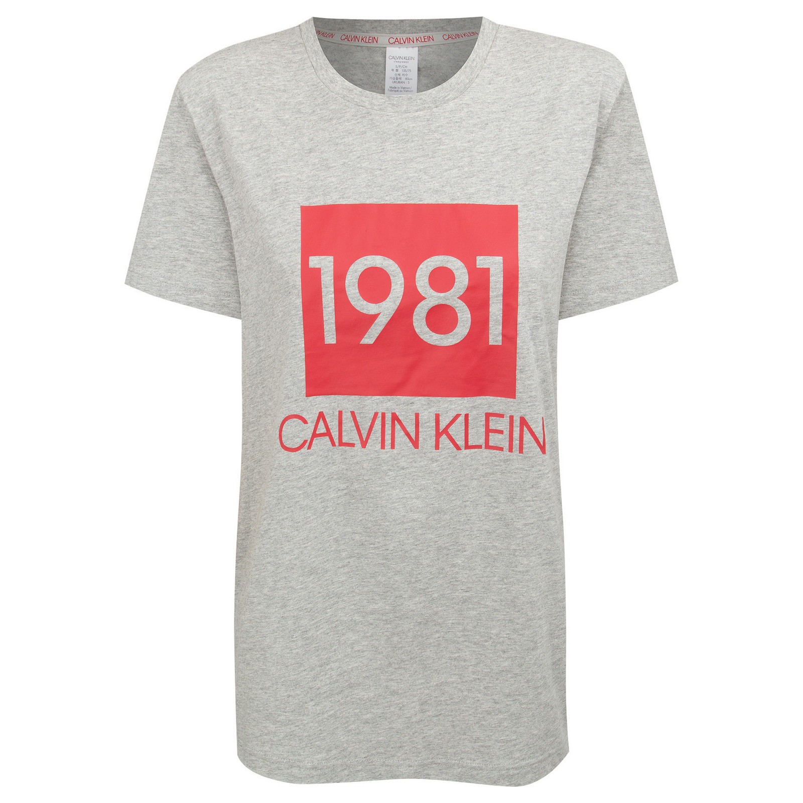Dámske tričko s krátkym rukávom QS6343E-020 - Calvin Klein M