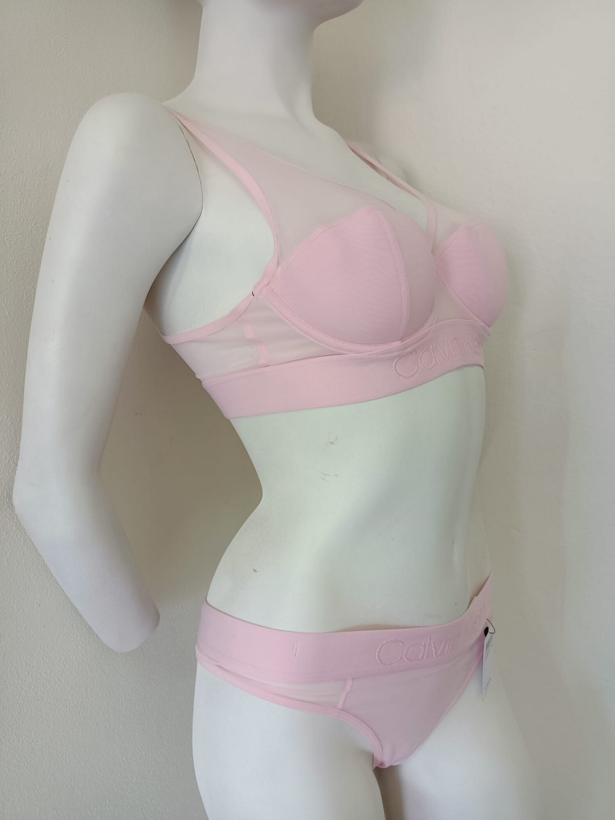 Dámske tangá QF4974E-AUY Pink - Calvin Klein M