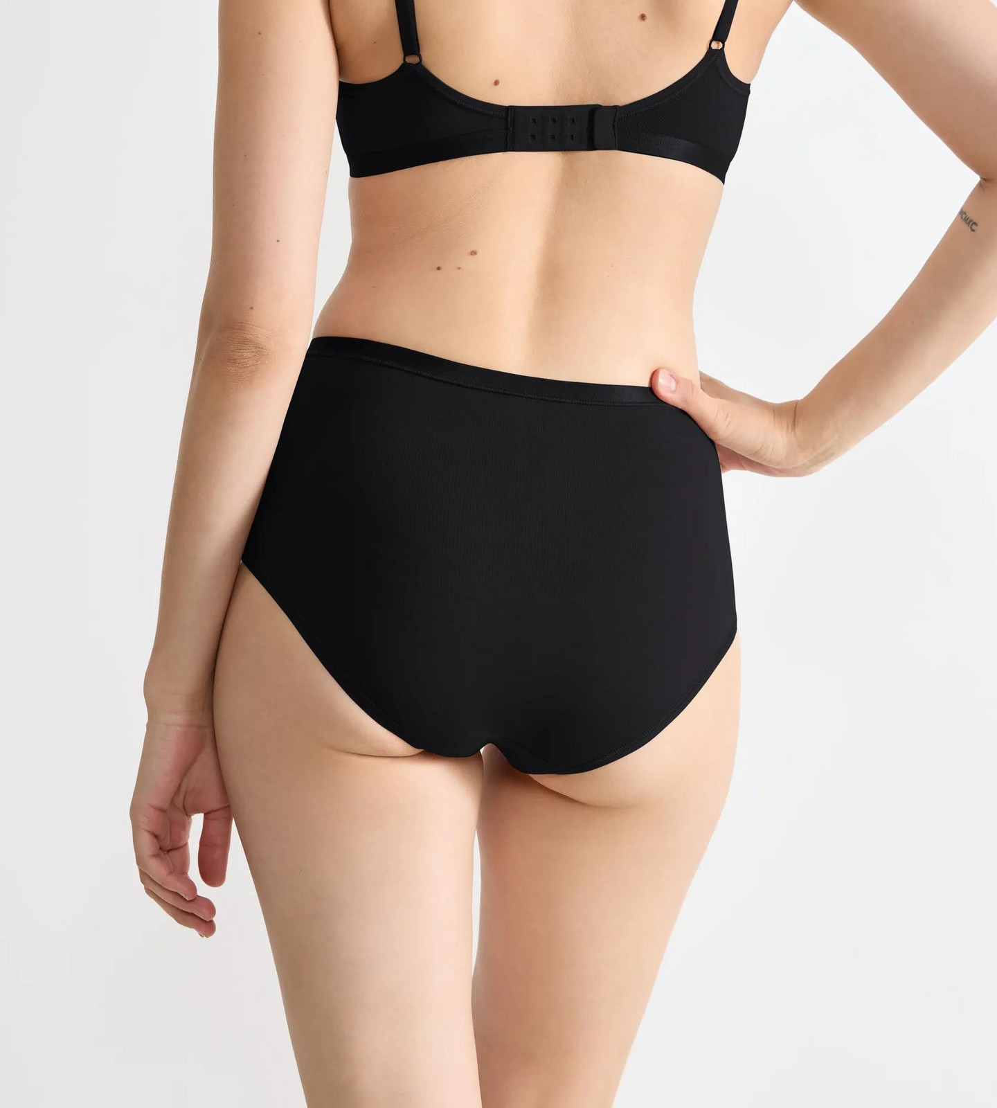 Dámske bavlnené nohavičky GO Daily s vysokým pásom - BLACK - black 0004 - SLOGGI BLACK XXL