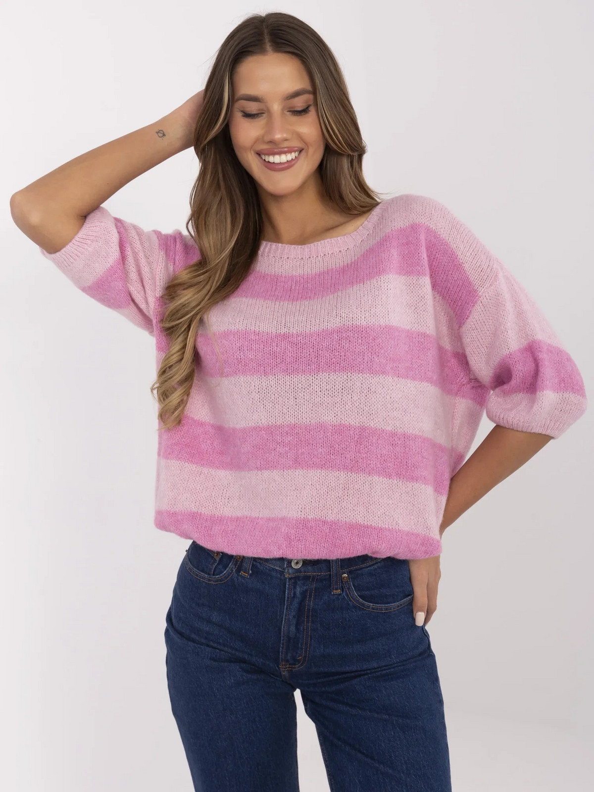 Jumper MI SW 2503.84 ružový jedna velikost