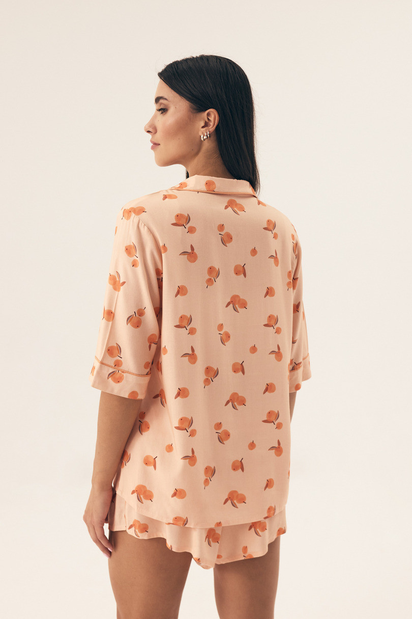 DÁMSKE PYŽAMO NARANJA 42686 SS25 ORANGE M