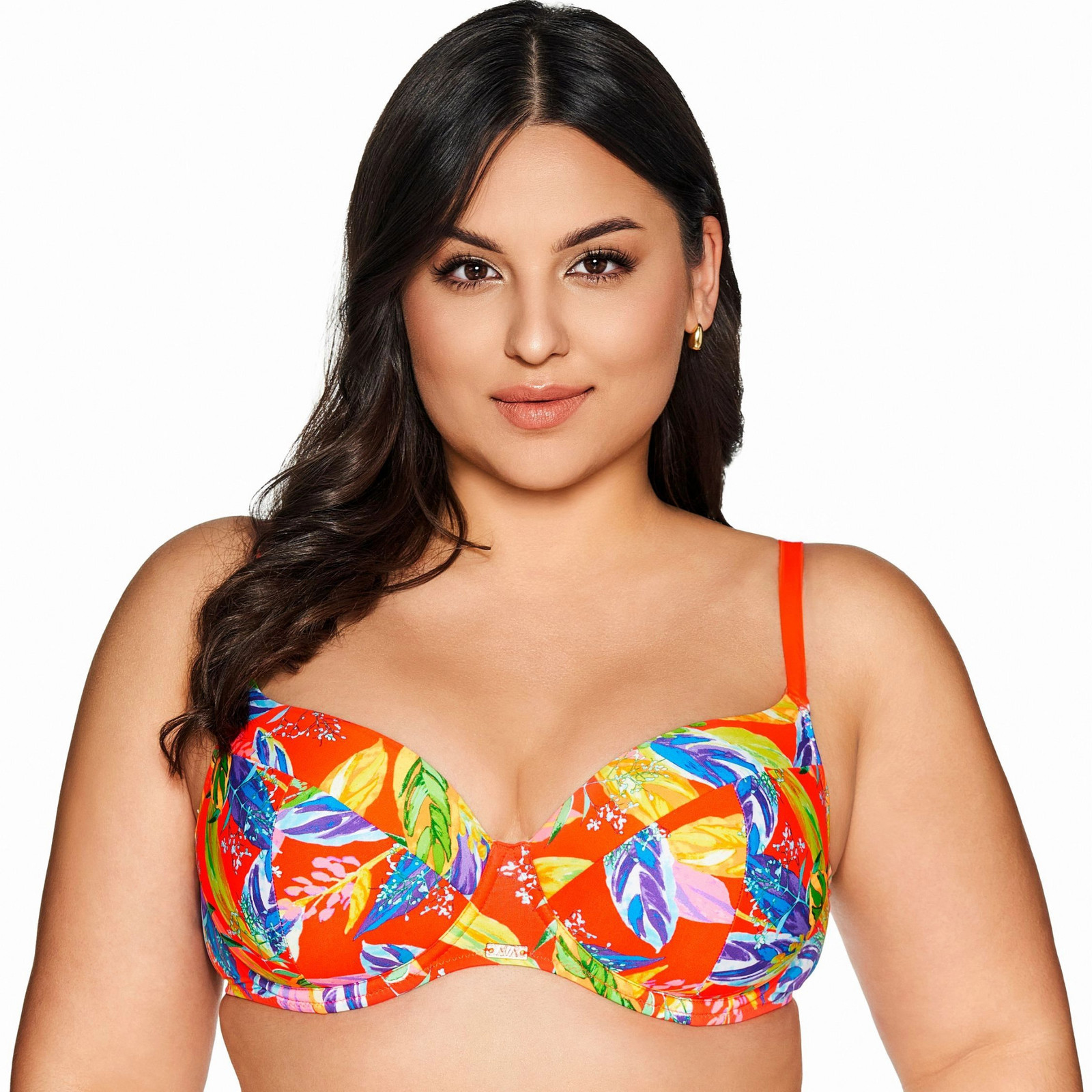 Podprsenka s plnými košíčkami Ava SK 226 Vivid Orange zářivě oranžová 90C