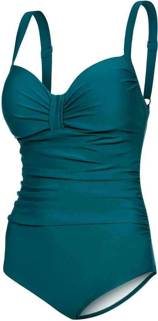 Dámske jednodielne plavky OLIVIA zelené - AQUA SPEED 48G