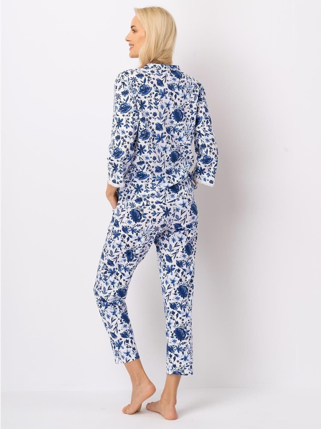 Kľúč LNS 521 A25 3/4 2XL pyžamo na zips bílo-zelená XXL