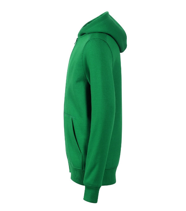 Trendy mikina na zips pre deti stredne zelená 158 cm/12 let