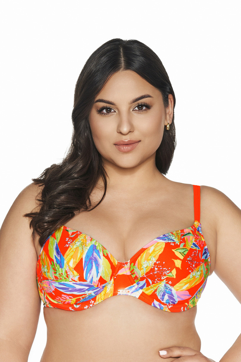 Vrchný diel plaviek 227 orange plus - AVA oranžová 80/K