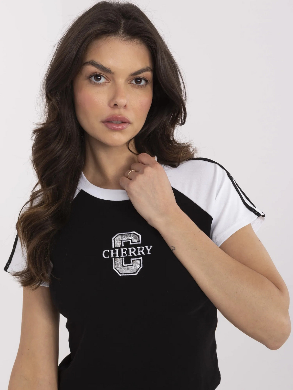 NM TS Tričko NG3772.82 čiernobiele S/M