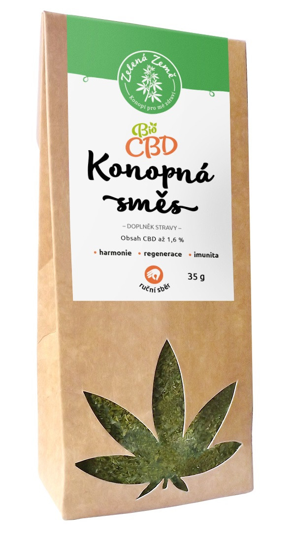ZELENÁ ZEMĚ CBD konopná zmes 1,6% 35 g