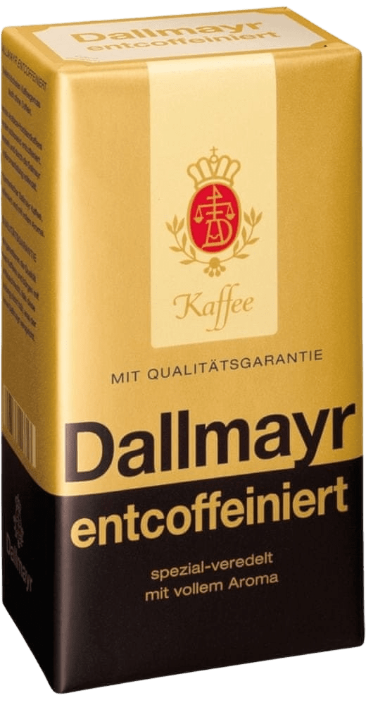 DALLMAYR Entcoffeiniert, mletá káva (bez kofeínu) 500 g