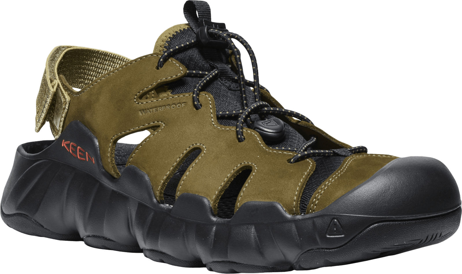 Keen HYPERPORT FISHERMAN LEATHER MEN dark olive/black Veľkosť: 42