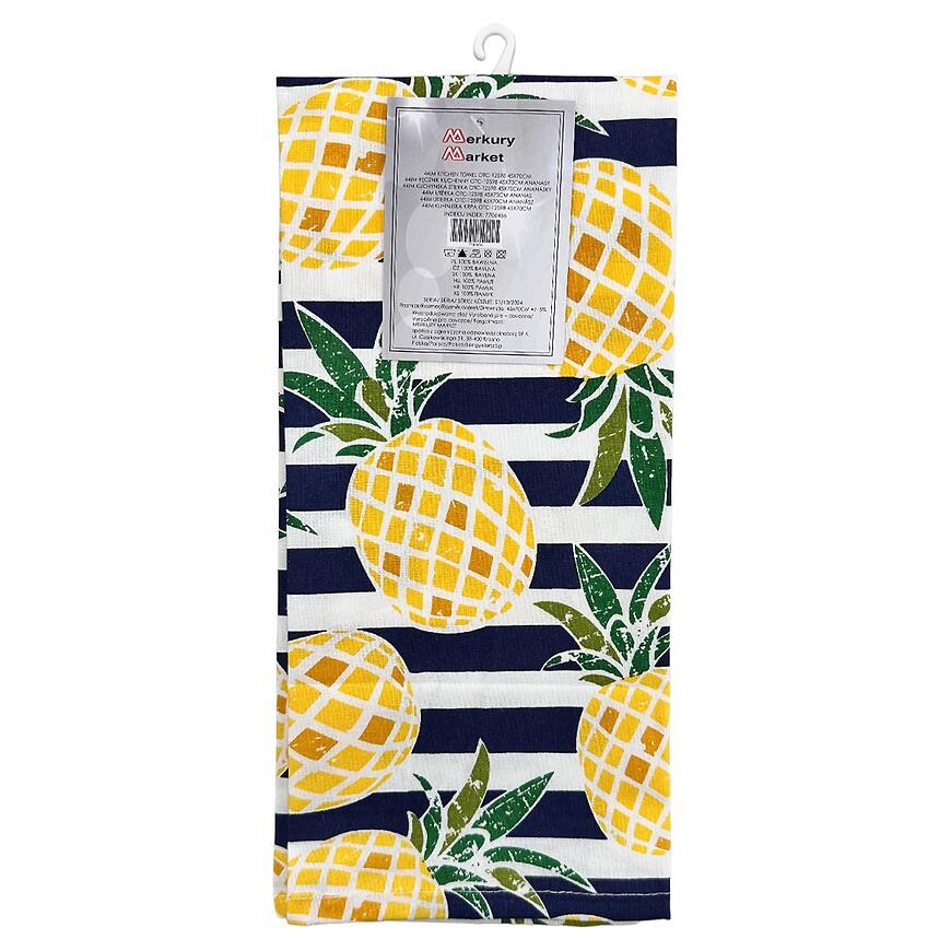 Kuchynská utierka OTC-12598 45x70 cm ananásy