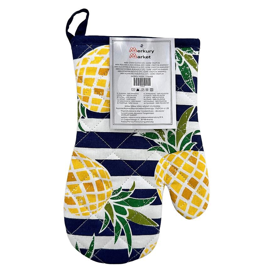 Kuchynská rukavica OTC-12598 17x27 cm ananásy