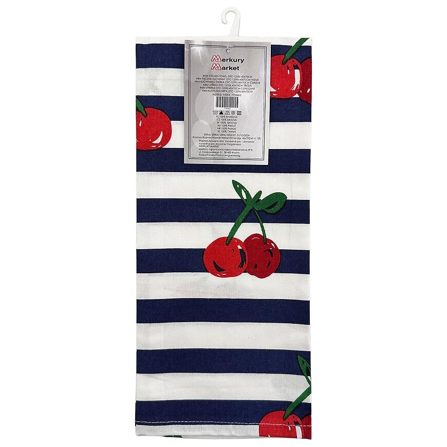 Kuchynská utierka OTC-12596 45x70 cm čerešňa