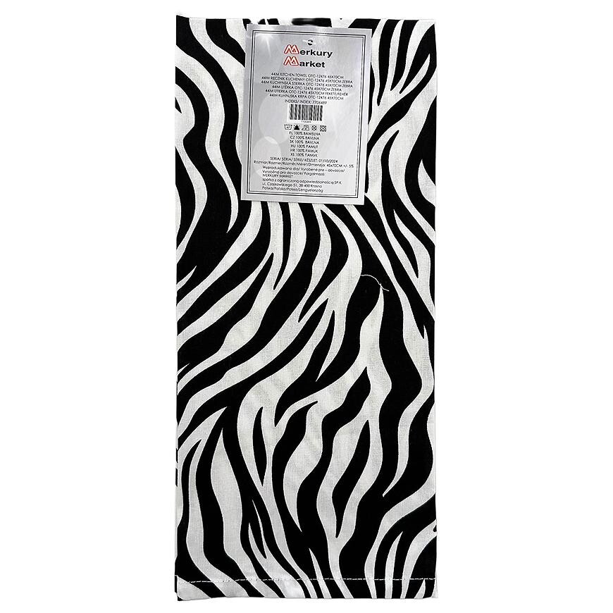 Kuchynská utierka OTC-12476 45x70 cm zebra