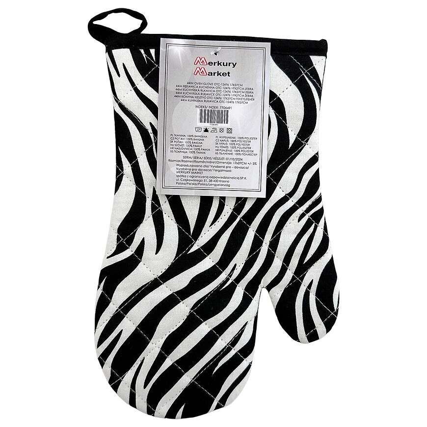 Kuchynská rukavica OTC-12476 17x27 cm zebra