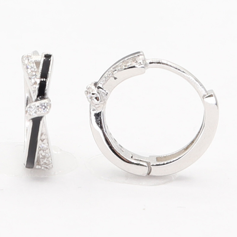 Strieborné náušnice 113292