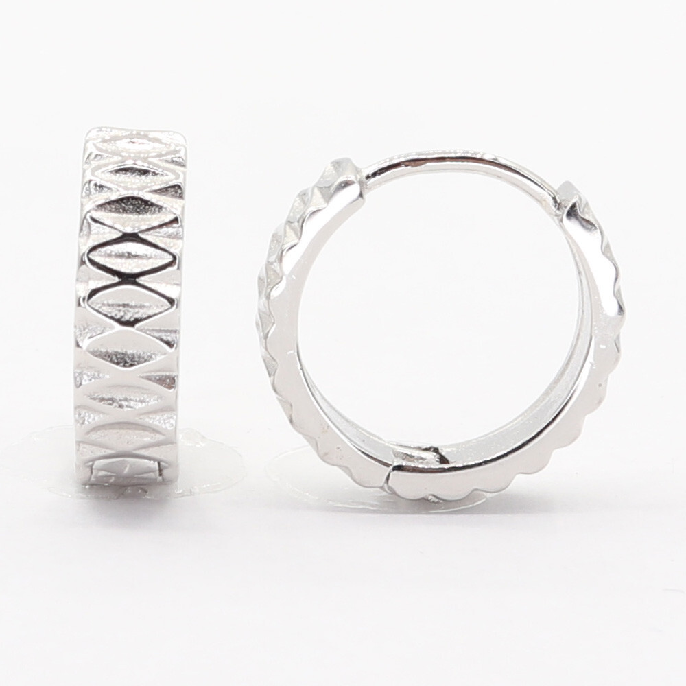 Strieborné náušnice 113298