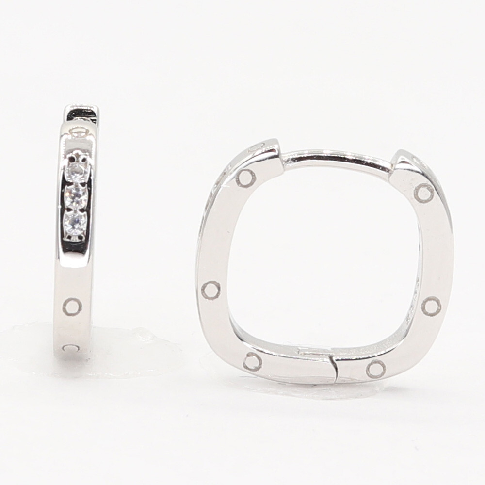 Strieborné náušnice 113299