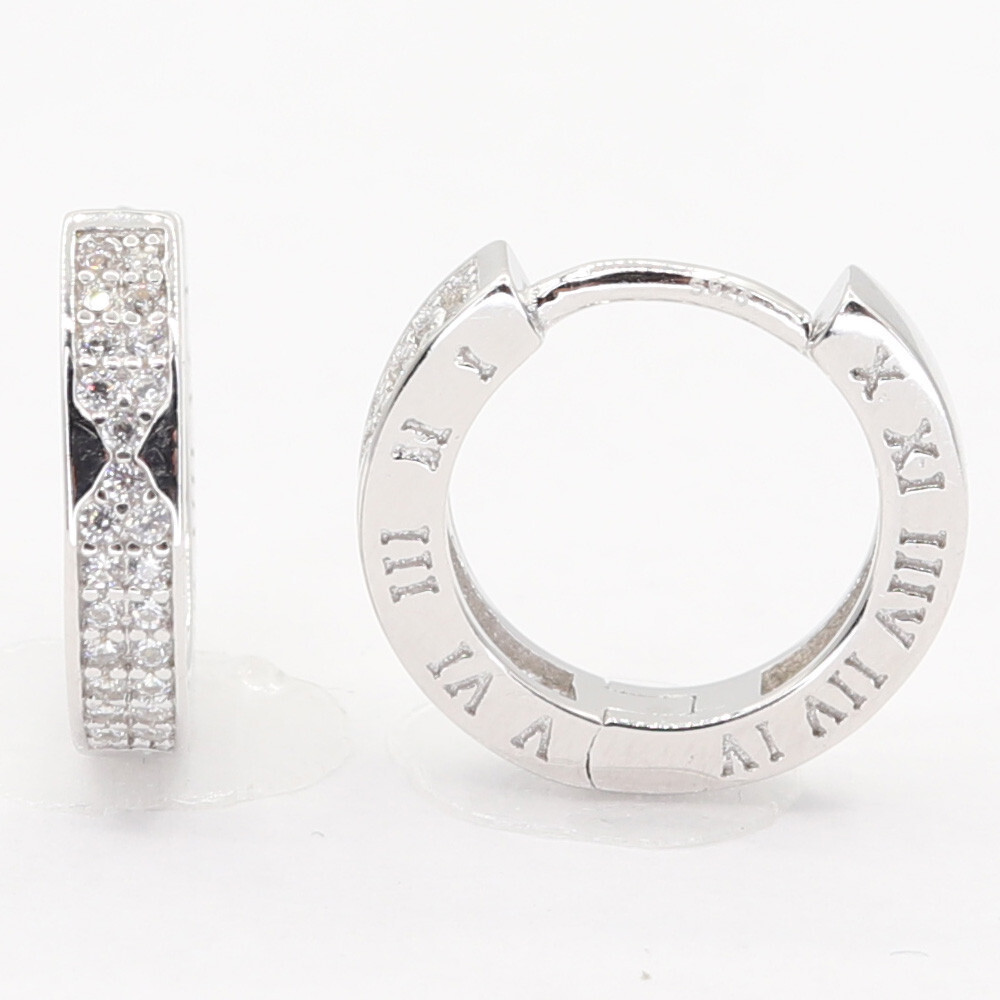 Strieborné náušnice 113303