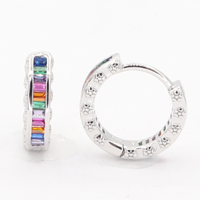 Strieborné náušnice 113307