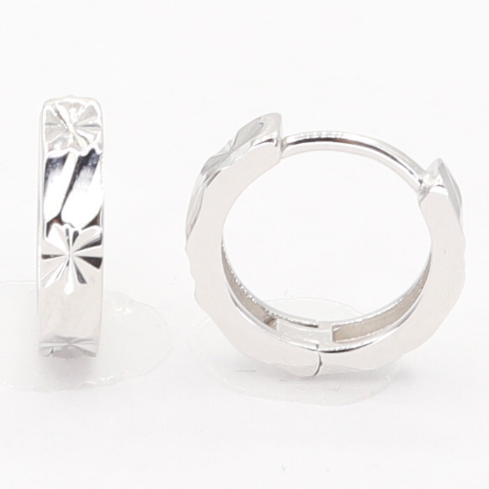 Strieborné náušnice 113308