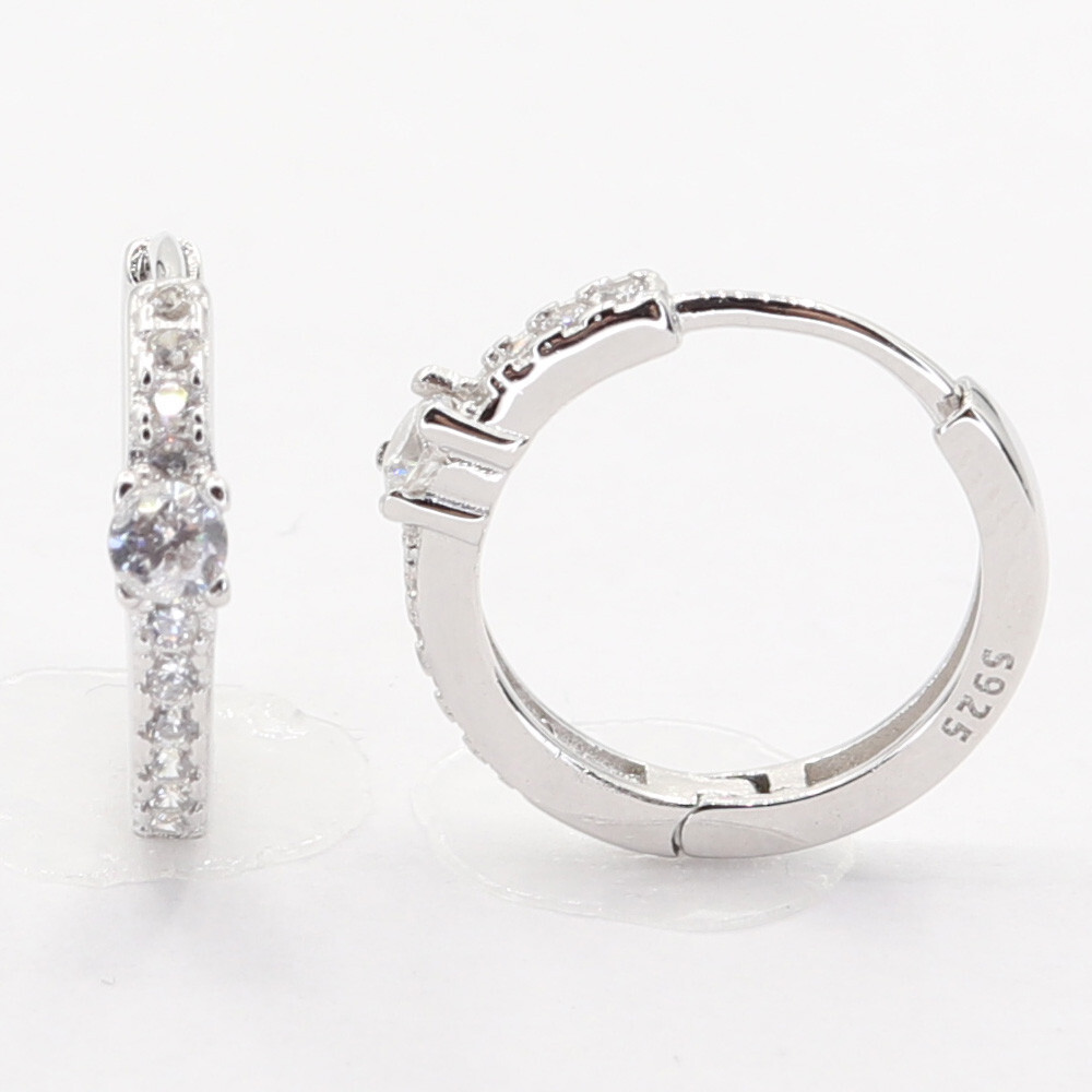 Strieborné náušnice 113320