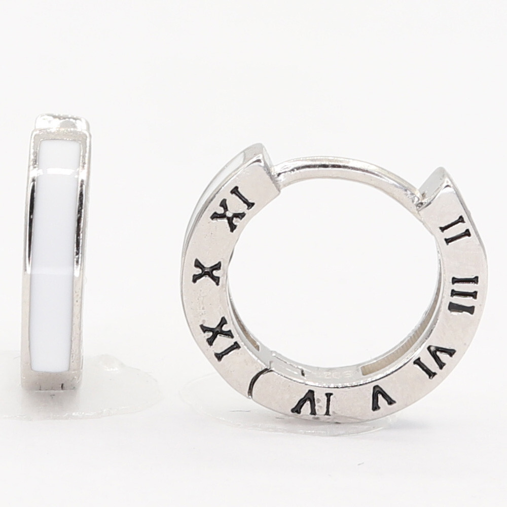 Strieborné náušnice 113328