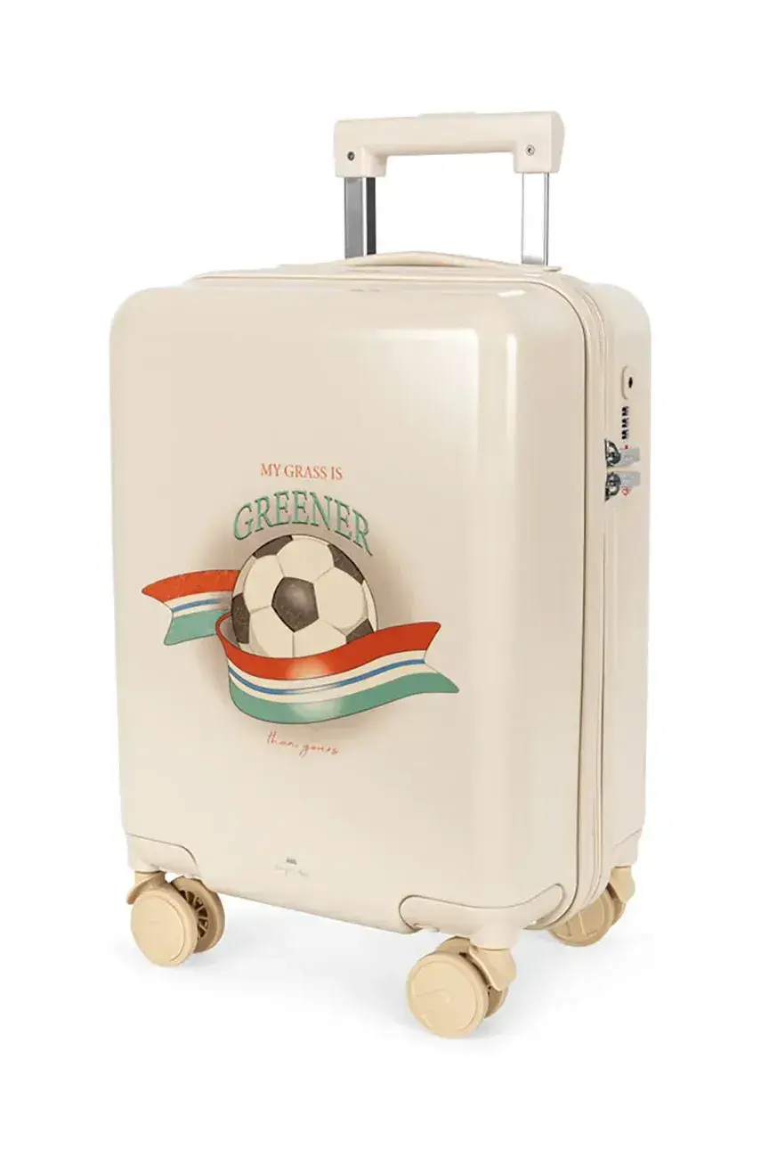 Kufor Konges Sløjd TRAVEL SUITCASE béžová farba, KS103028