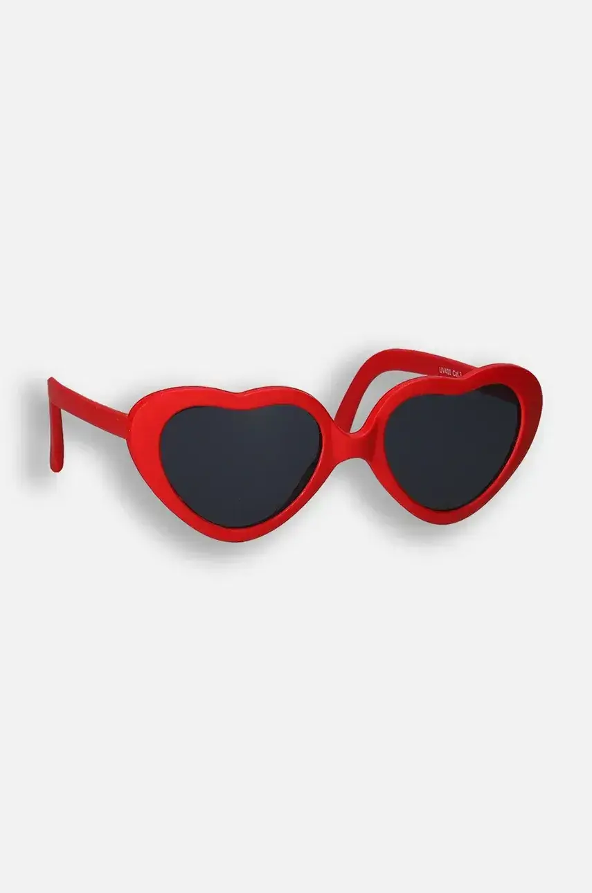 Okuliare Coccodrillo červená farba, SUNGLASSES