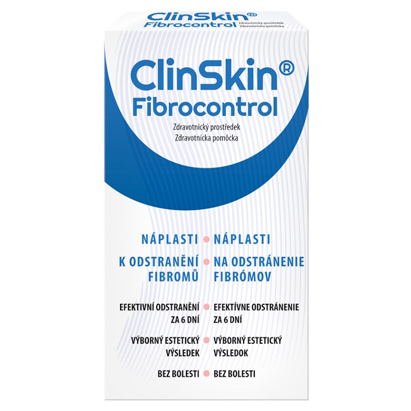 CLINSKIN Fibrocontrol náplasti na odstránenie fibrómov 3 kusy