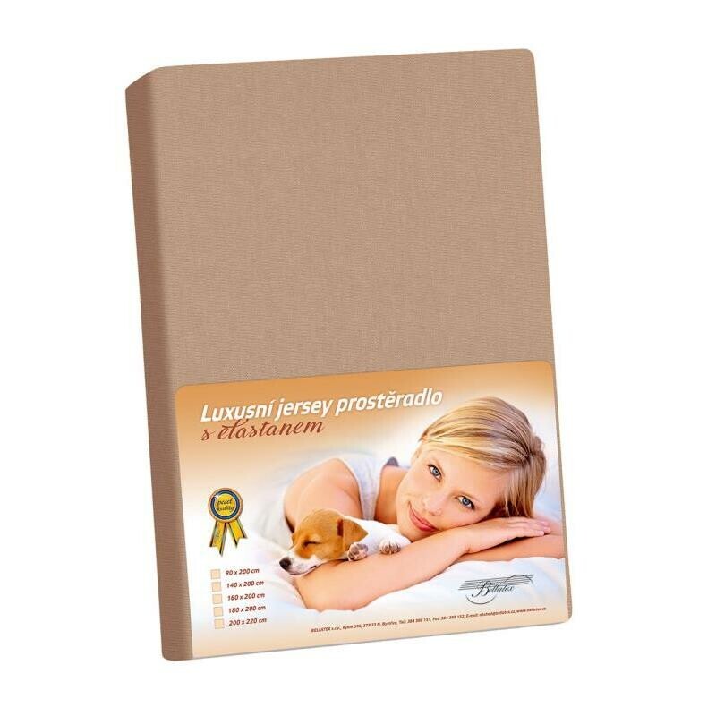 Jersey prestieradlo s elastanom, 100 x 200 cm