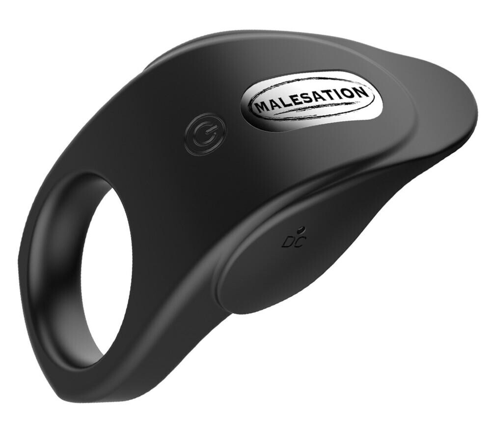 MALESATION Vibro Lust erekčný krúžok - čierny