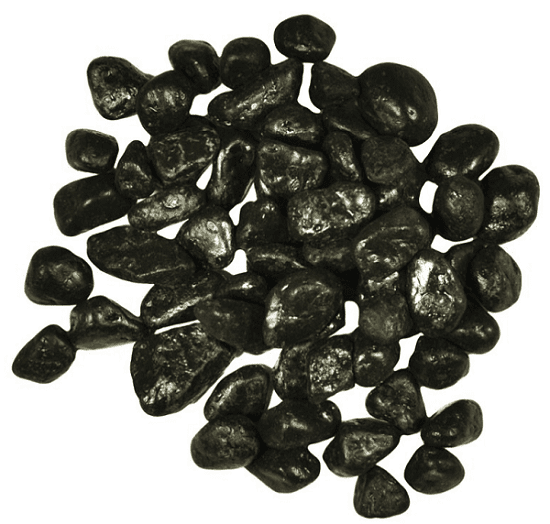 Happet čierny štrk do akvária 500g