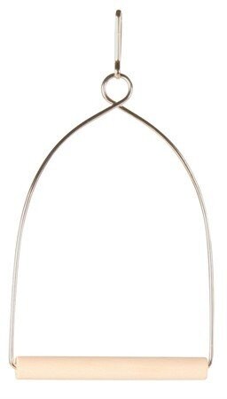 Trixie Arch swing, wire/wood, 8 × 15 cm