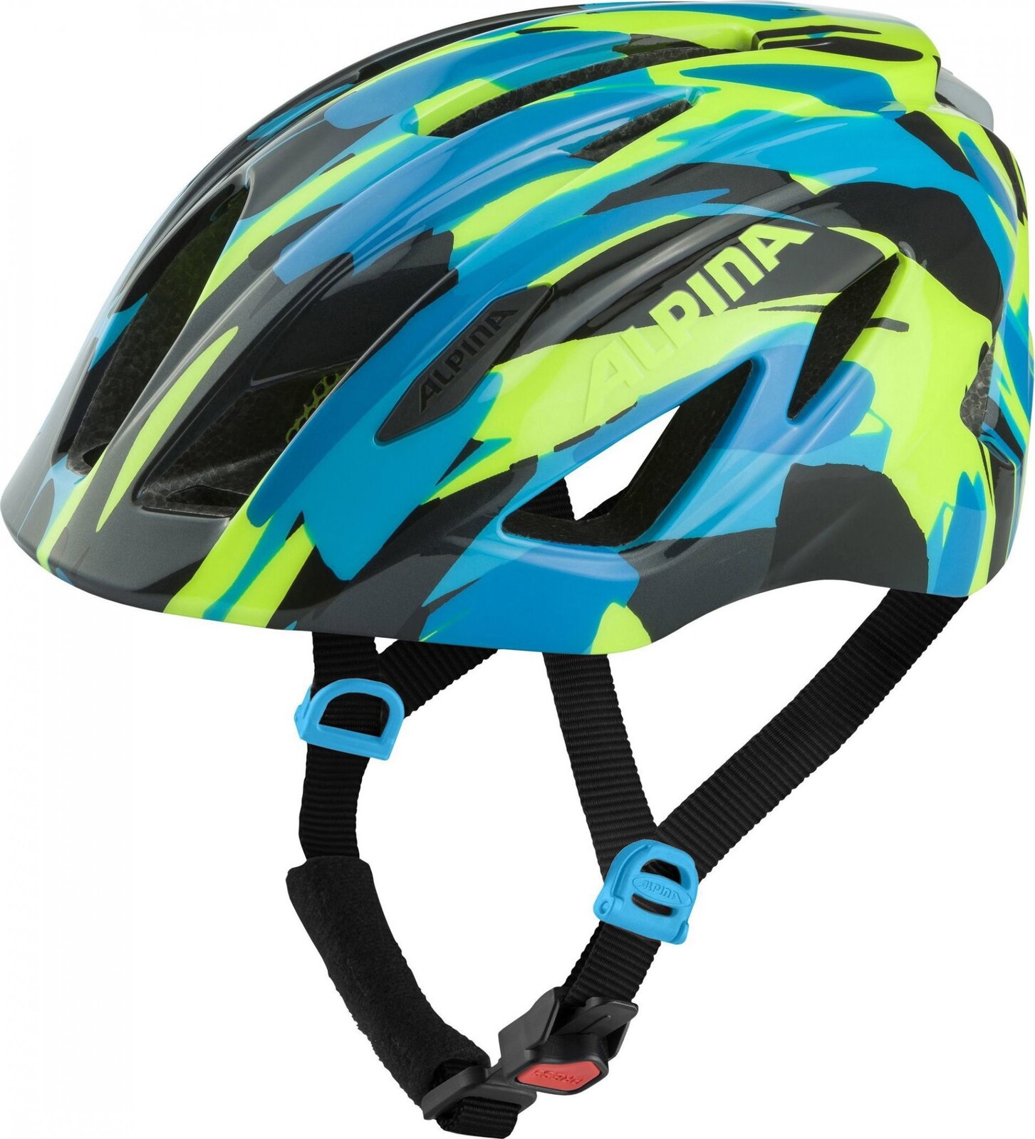 Alpina Pico Flash neon-blue green gloss 50 – 55 cm