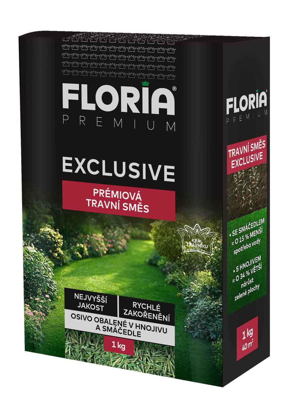 AGRO FLORIA PREMIUM Trávna zmes Exclusive 1 kg