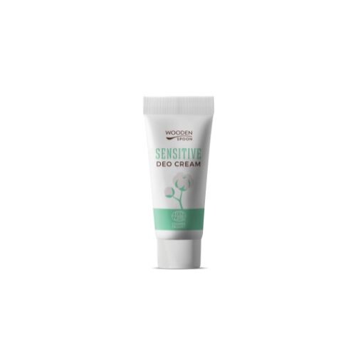 Krémový dezodorant sensitive v tube Wooden Spoon 10ml vzorka