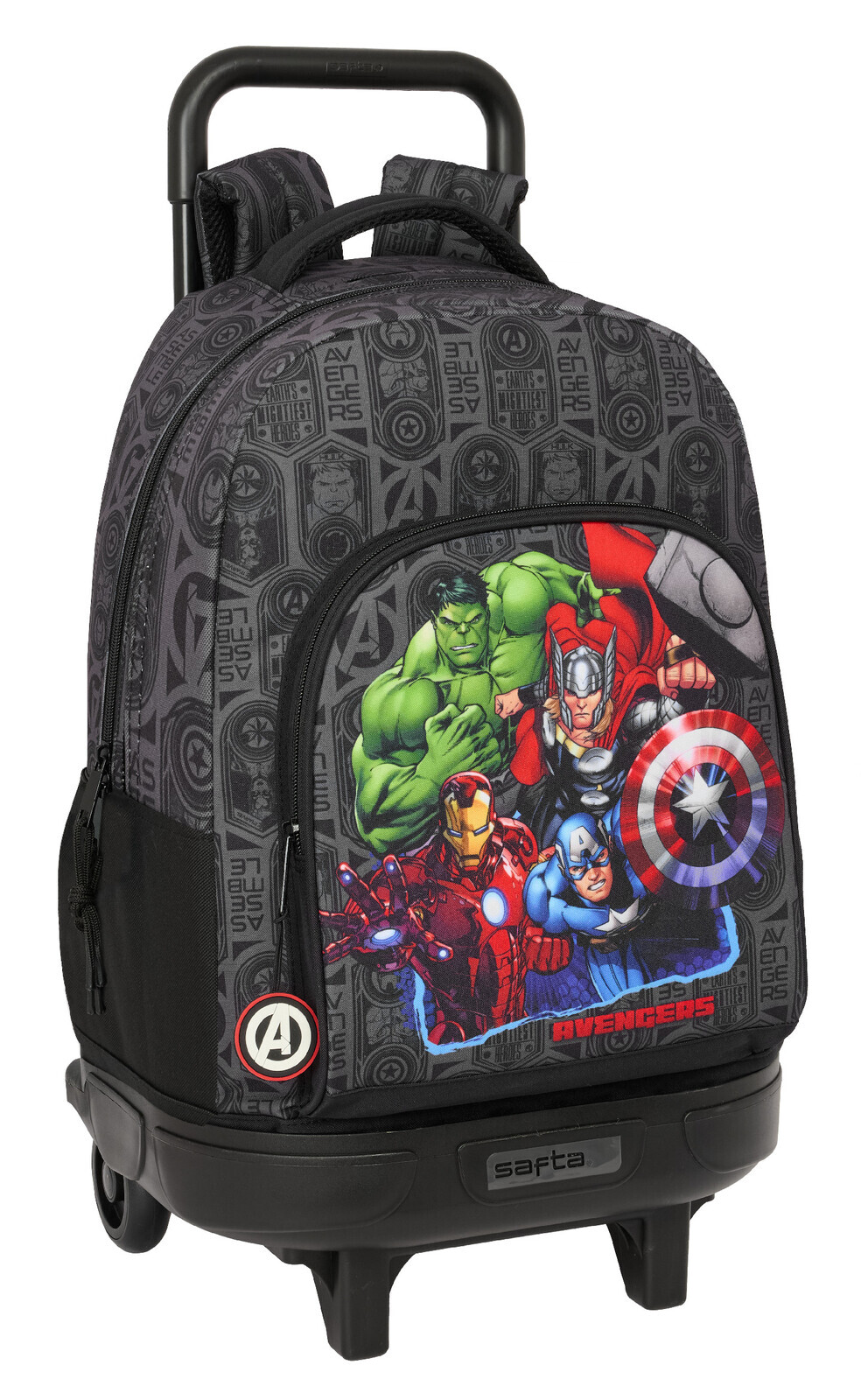 Marvel Školský batoh na kolieskach Safta Avangers 