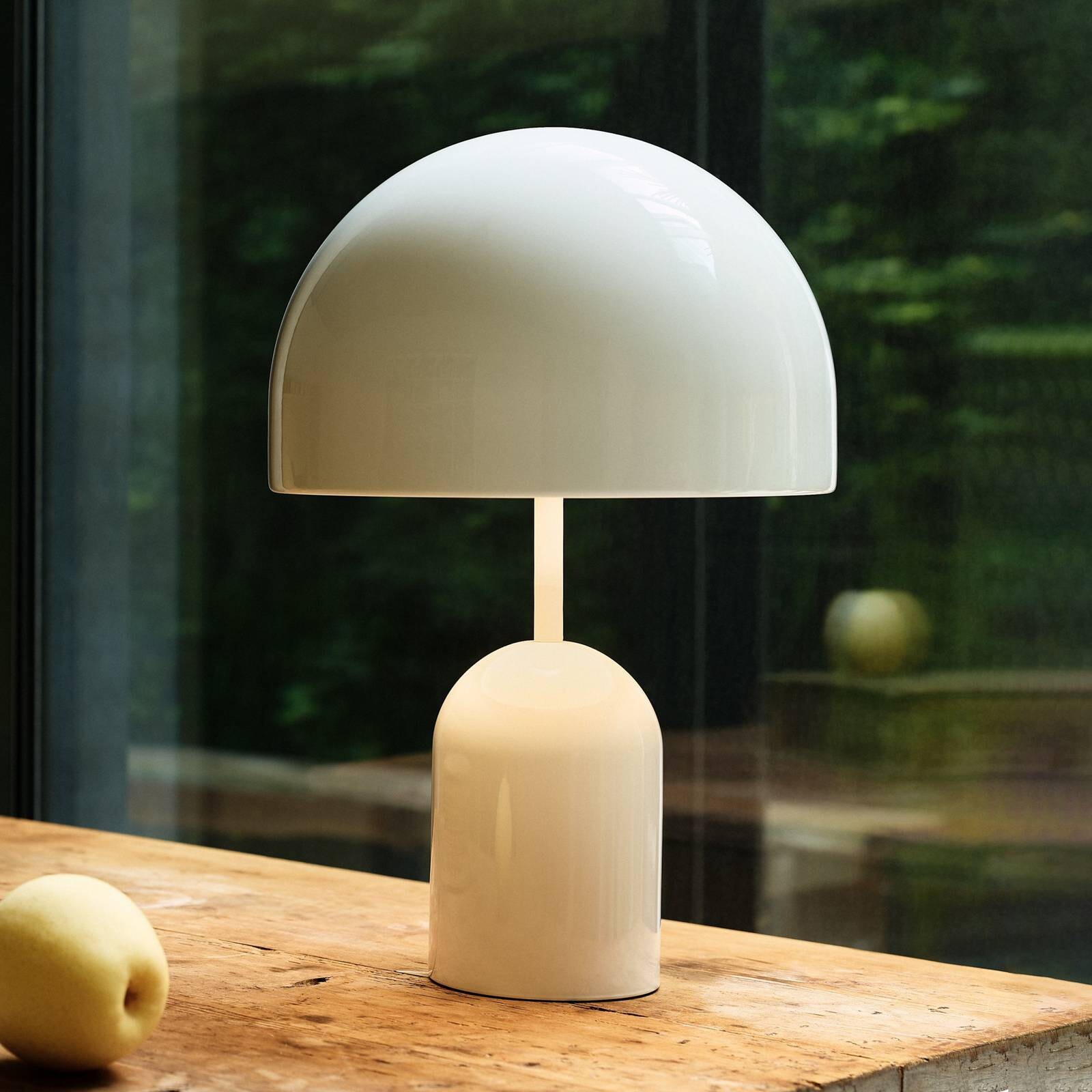 Tom Dixon Bell Stolová LED lampa, biela, 28 cm