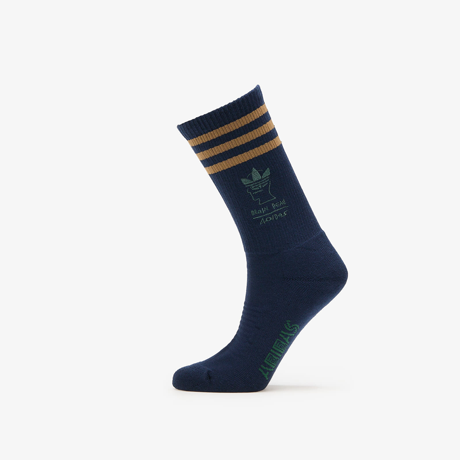 adidas x Brain Dead Sock 1-Pack Blue/ Collegiate Navy/ Brown Desert S
