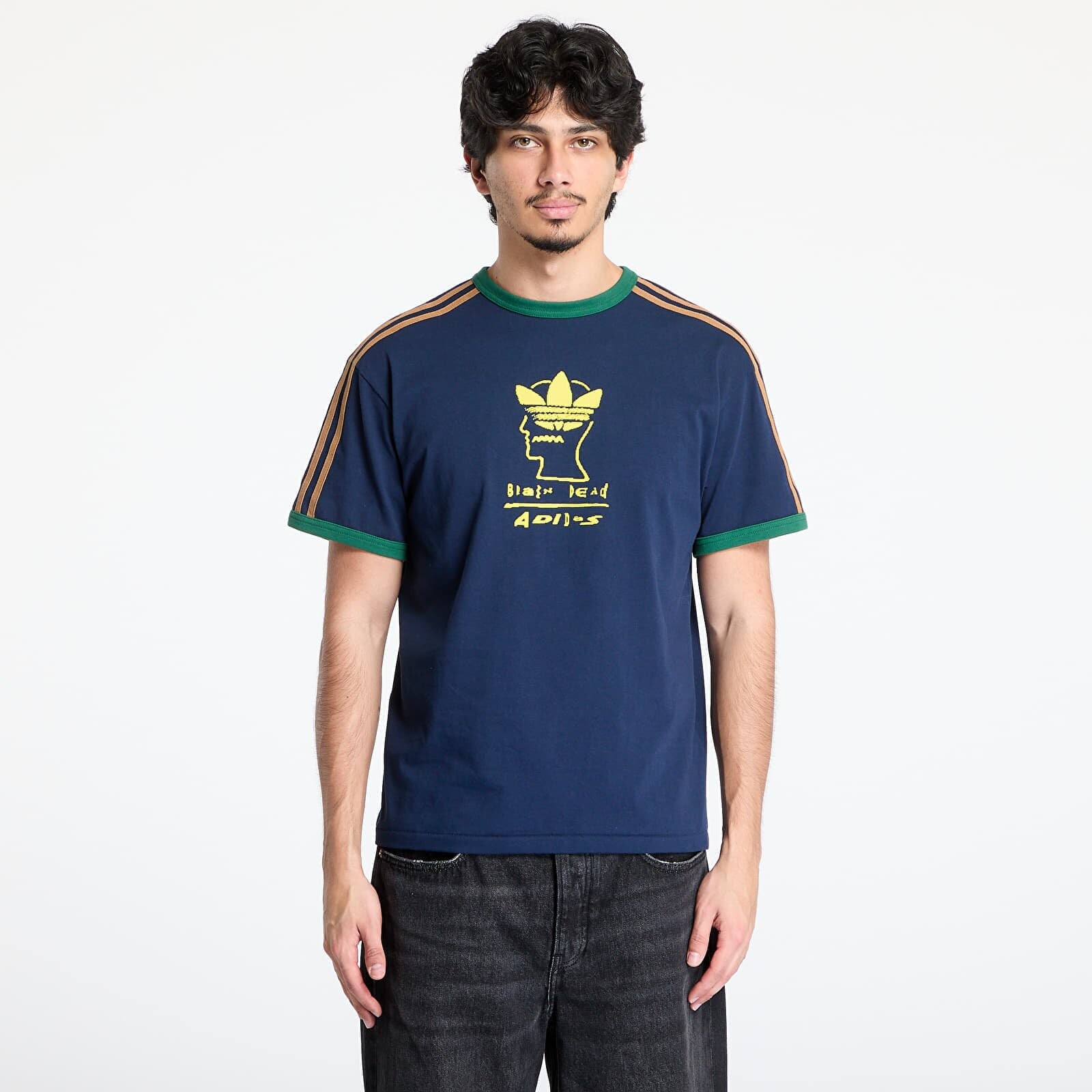 Tričko adidas x Brain Dead Tee Blue/ Collegiate Navy XL