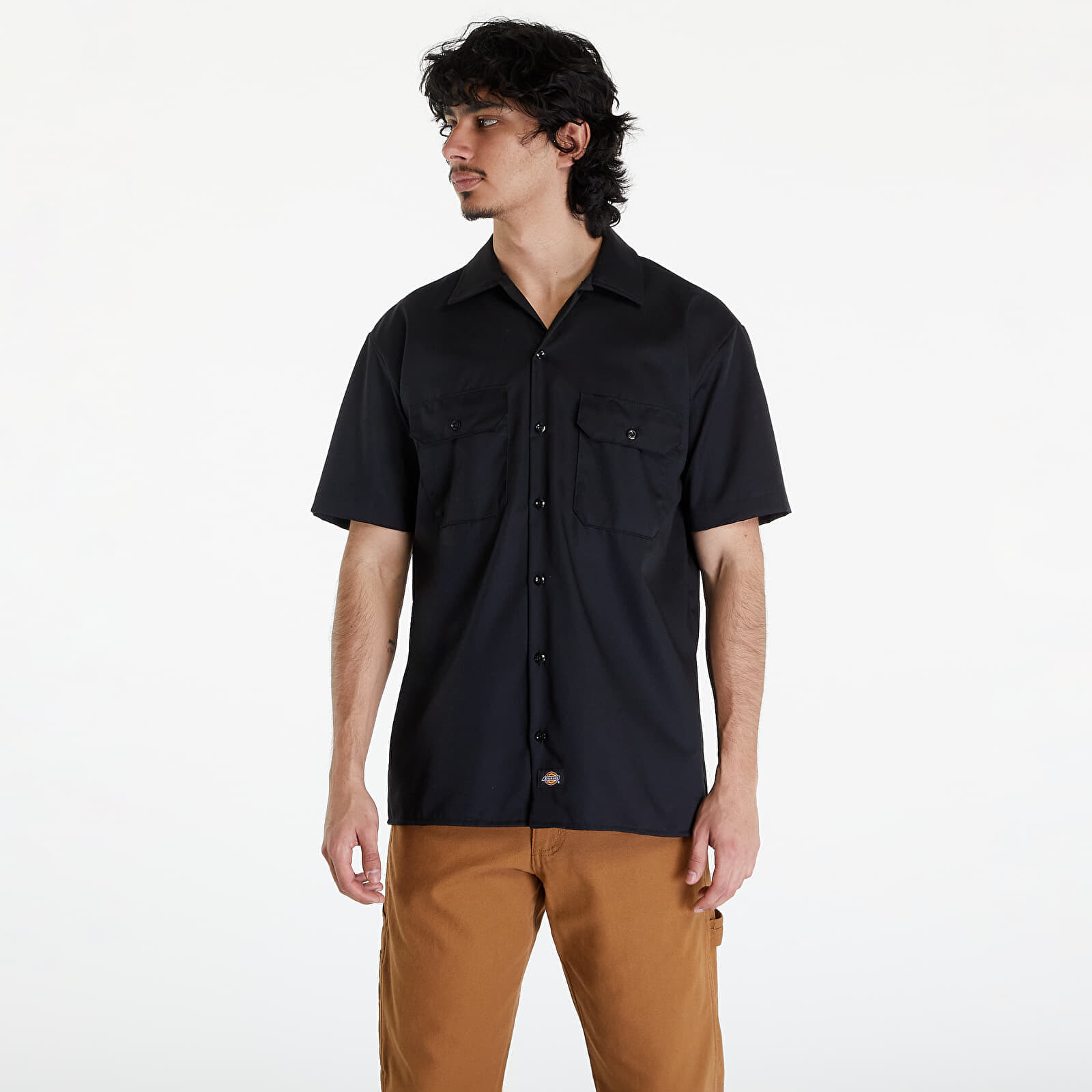 Košeľa Dickies Short Sleeve Work Shirt Black S