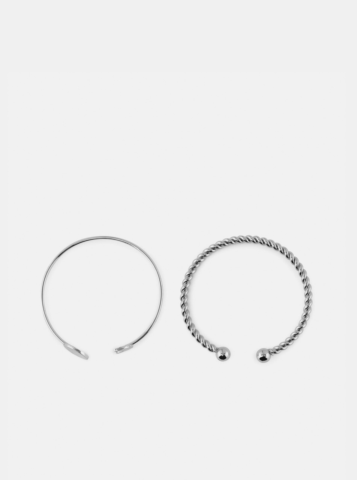 Set of two bracelets in silver color Pieces Arua - Women