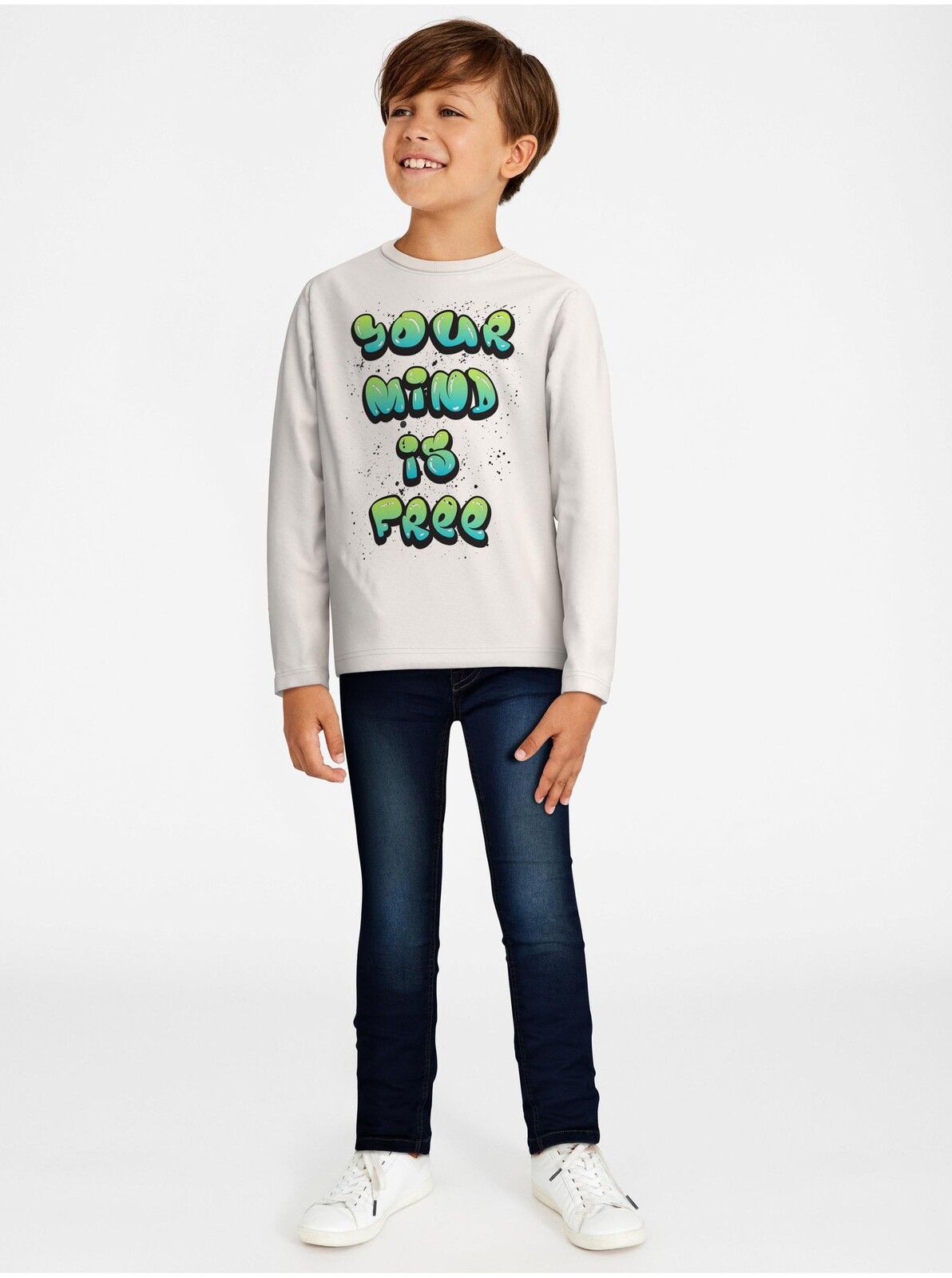 White boys' sweatshirt name it Vagno - Boys